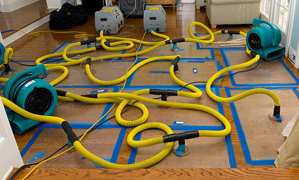 Professional Flood Damage Restoration technician working in Pendergrass, GA